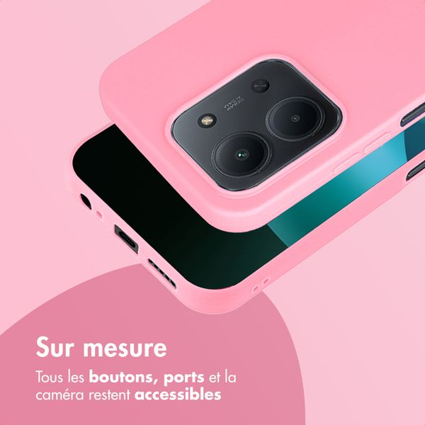 imoshion Coque Couleur Xiaomi Redmi 15C (5G) - Bubblegum Pink
