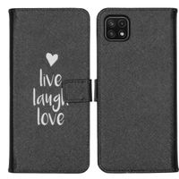 imoshion Coque silicone design Galaxy A22 (5G) - Live Laugh Love