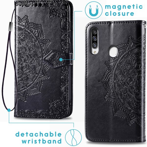 imoshion Etui de télephone Mandala Samsung Galaxy A20s - Noir