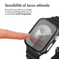 imoshion Coque rigide brillante à couverture complète Apple Watch 4 / 5 / 6 / SE - 44 mm - Noir