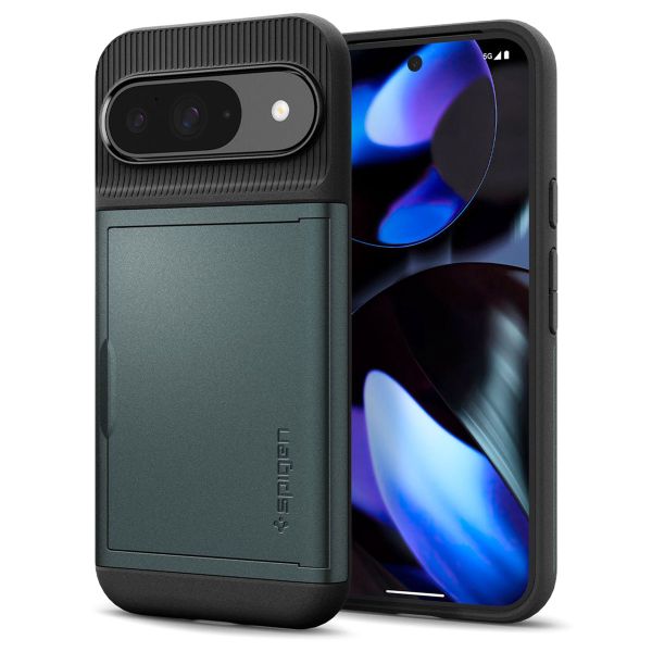 Spigen Coque Slim Armor CS Google Pixel 9 / 9 Pro - Abyss Green