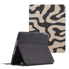 Selencia Coque tablette Vivid Apple iPad 6 (2018) 9.7 pouces / iPad 5 (2017) 9.7 pouces - Art Wave Black