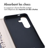 imoshion Étui de télephone portefeuille Design Samsung Galaxy S25 - Black And White Dots