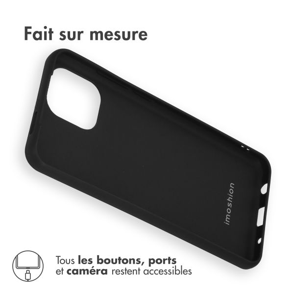 imoshion Coque Couleur Xiaomi Redmi A1 / A2 - Noir