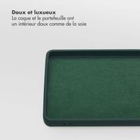 Selencia Étui portefeuille amovible Olyn avec MagSafe Samsung Galaxy S24 Ultra - Vert