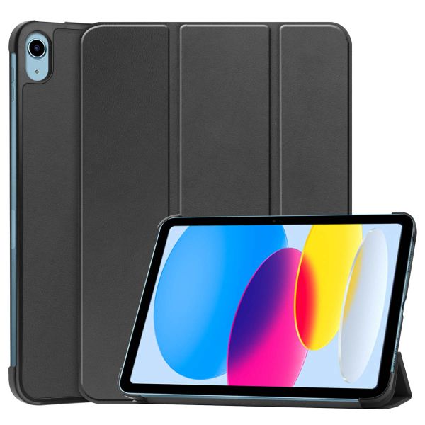 imoshion Coque tablette Trifold iPad 10 (2022) 10.9 pouces - Noir