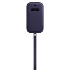Apple Sacoche en cuir MagSafe Apple iPhone 12 Mini - Deep Violet