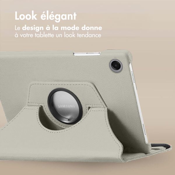 imoshion Coque tablette rotatif à 360° Samsung Galaxy Tab A11 - Gris