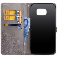 imoshion Etui de télephone Mandala Samsung Galaxy S7 - Gris