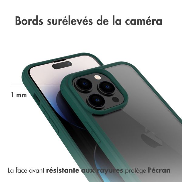 Accezz Coque de protection intégrale à 360° iPhone 14 Pro - Vert