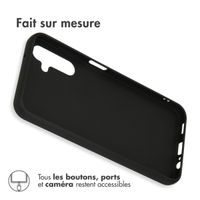 Accezz Coque Couleur Samsung Galaxy A14 (5G/4G) - Noir