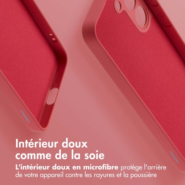 imoshion Coque Couleur avec MagSafe Samsung Galaxy S24 - Dusty Rose