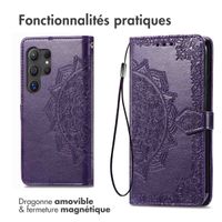 imoshion Etui de télephone Mandala Samsung Galaxy S24 Ultra - Violet