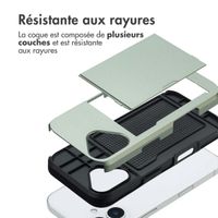 imoshion Coque arrière avec porte-cartes Apple iPhone 17 - Vert