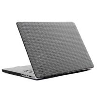 Selencia Coque tissée pour Apple MacBook Pro 16 pouces (2021) / Pro 16 pouces (2023) M3 chip - Gris