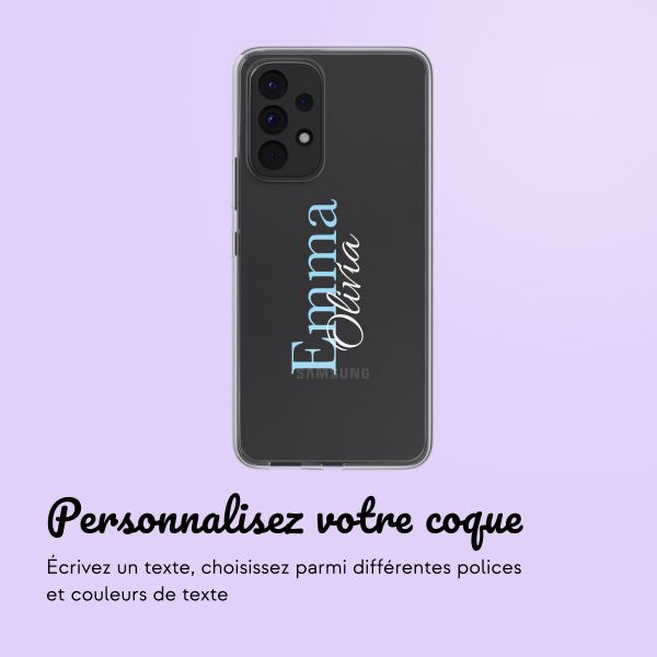 Coque avec votre propre photo et/ou texte Samsung Galaxy A53 - Naam