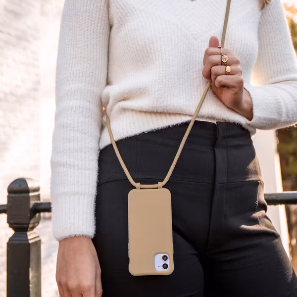 imoshion Coque de couleur avec cordon amovible Samsung Galaxy A55 - Nude