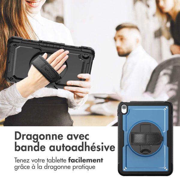 Accezz Coque arrière Defender XT Apple iPad 11 (2025) 11 pouces A16 / iPad 10 (2022) 10.9 pouces - Bleu