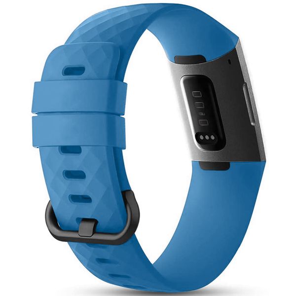 imoshion Bracelet silicone le Fitbit Charge 3 / 4 - Bleu