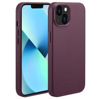 Accezz Coque arrière en cuir avec MagSafe Apple iPhone 13 - Heath Purple