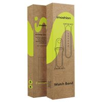 imoshion Bracelet sport en silicone avec boucle - Connexion universelle 22 mm - Gris