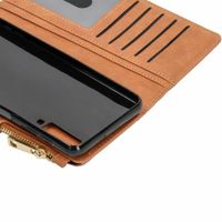 Porte-monnaie de luxe Samsung Galaxy A7 (2018) - Brun