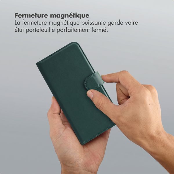 Selencia Étui portefeuille amovible Olyn avec MagSafe Samsung Galaxy A37 (5G) - Vert