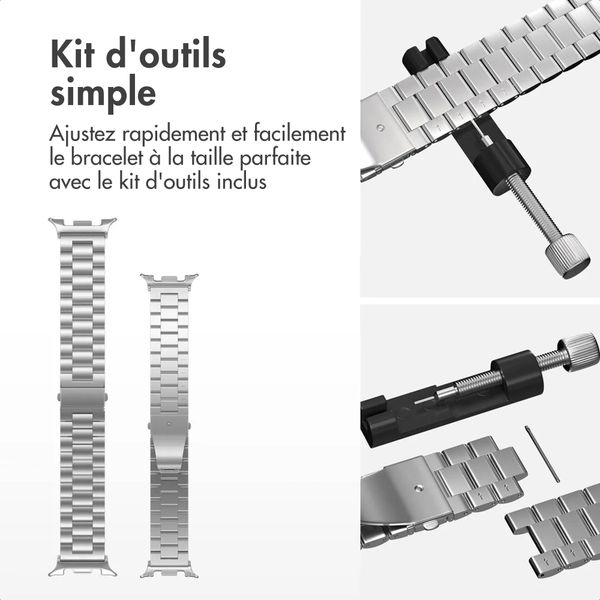 imoshion Bracelet en acier Huawei Watch Fit 3 - Argent