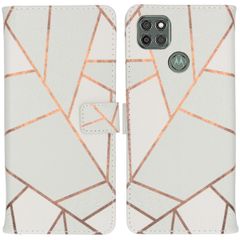 imoshion Coque silicone design Motorola Moto G9 Power - White Graphic