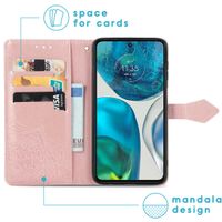 imoshion Etui de téléphone portefeuille Mandala Sony Xperia 10 IV - Rose Dorée