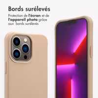 imoshion Coque arrière Color avec cordon amovible et MagSafe Apple iPhone 13 Pro - Nude