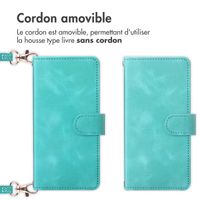 imoshion Etui de téléphone portefeuille avec cordon Samsung Galaxy A26 - Turquoise