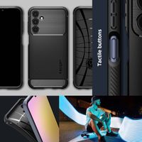 Spigen Coque Rugged Armor Samsung Galaxy A25 (5G) - Matte Black