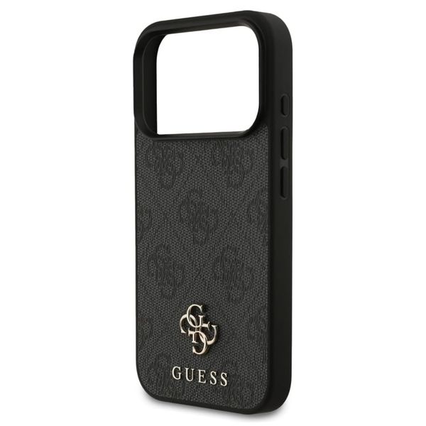 Guess Coque 4G Metal Logo MagSafe Apple iPhone 17 Pro Max - Noir