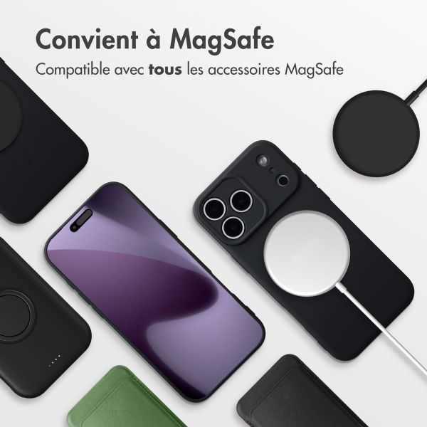 imoshion Coque Couleur avec MagSafe Apple iPhone 17 Pro Max - Noir