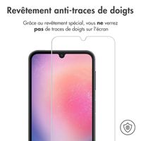 imoshion Protection d'écran en verre trempé pour Samsung Galaxy A25 (5G) - Transparent