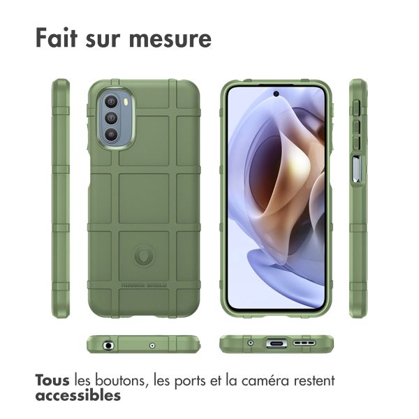 imoshion Coque Arrière Rugged Shield Motorola Moto G31 / G41 - Vert