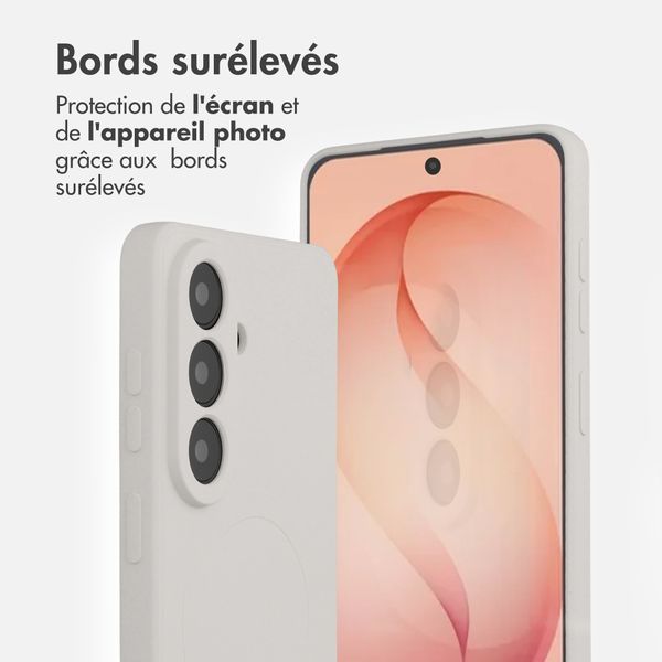 imoshion Coque Couleur avec MagSafe Samsung Galaxy S26 Plus - Beige