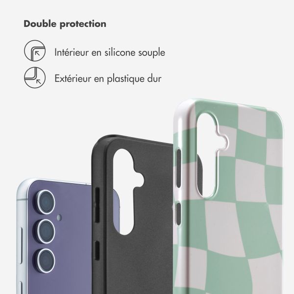 Selencia Coque arrière Vivid Samsung Galaxy S23 FE - Groovy Sage Green