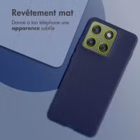 imoshion Coque Couleur Motorola Edge 70 - Bleu foncé