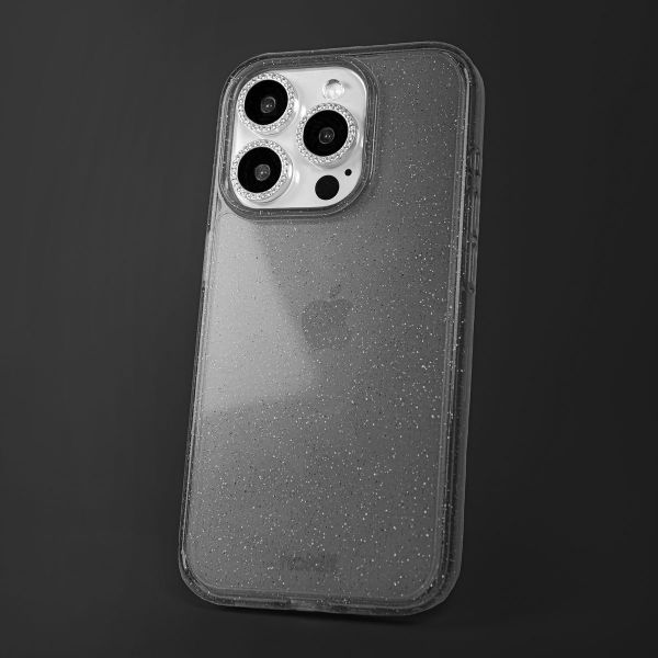 Holdit Protection Caméra Paillettes iPhone 14 / 14 Plus - Silver