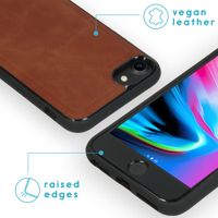 imoshion Etui de télephone luxe 2-en-1 amovible Apple iPhone SE (2020/2022) / 8 / 7 - Marron