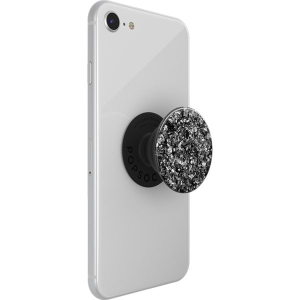 PopSockets PopGrip - Amovible - Foil Confetti Silver