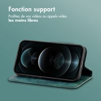 imoshion Étui de téléphone portefeuille Slim Apple iPhone 12 (Pro) - Vert