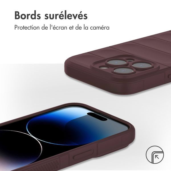 imoshion Coque arrière EasyGrip iPhone 14 Pro - Aubergine