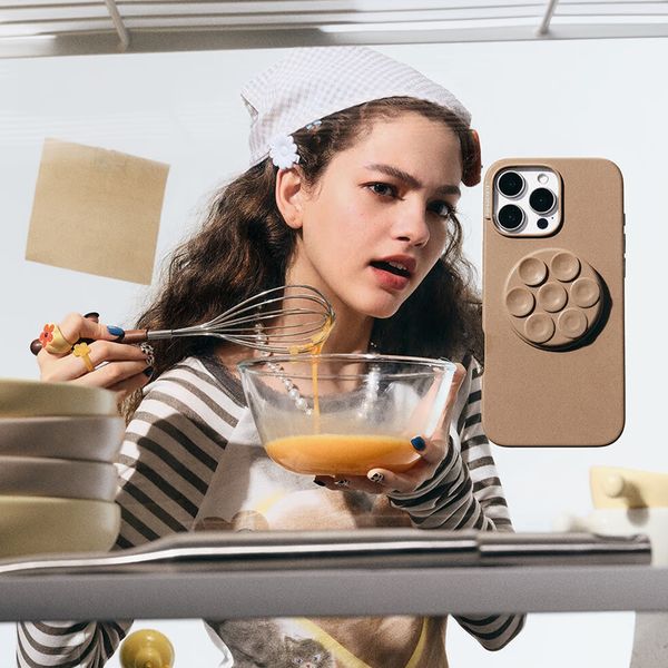 PopSockets Suck-Up Grip & Mount - Ventouse MagSafe - Latte