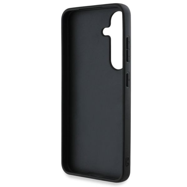 Guess Coque 4G Metal Logo Backcover Samsung Galaxy S25 - Bleu