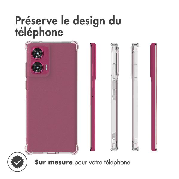 imoshion Shockproof Case Motorola Edge 50 Fusion - Transparent