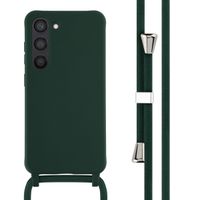 imoshion ﻿Coque en silicone avec cordon Samsung Galaxy S23 - Vert foncé