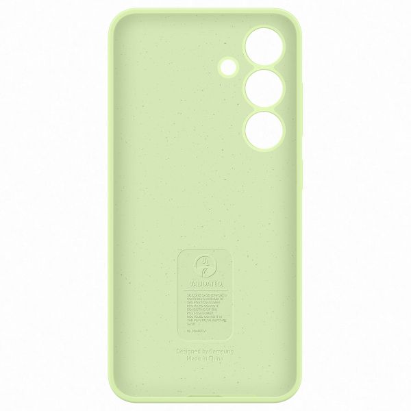 Samsung Original Coque en silicone Samsung Galaxy S24 - Light Green